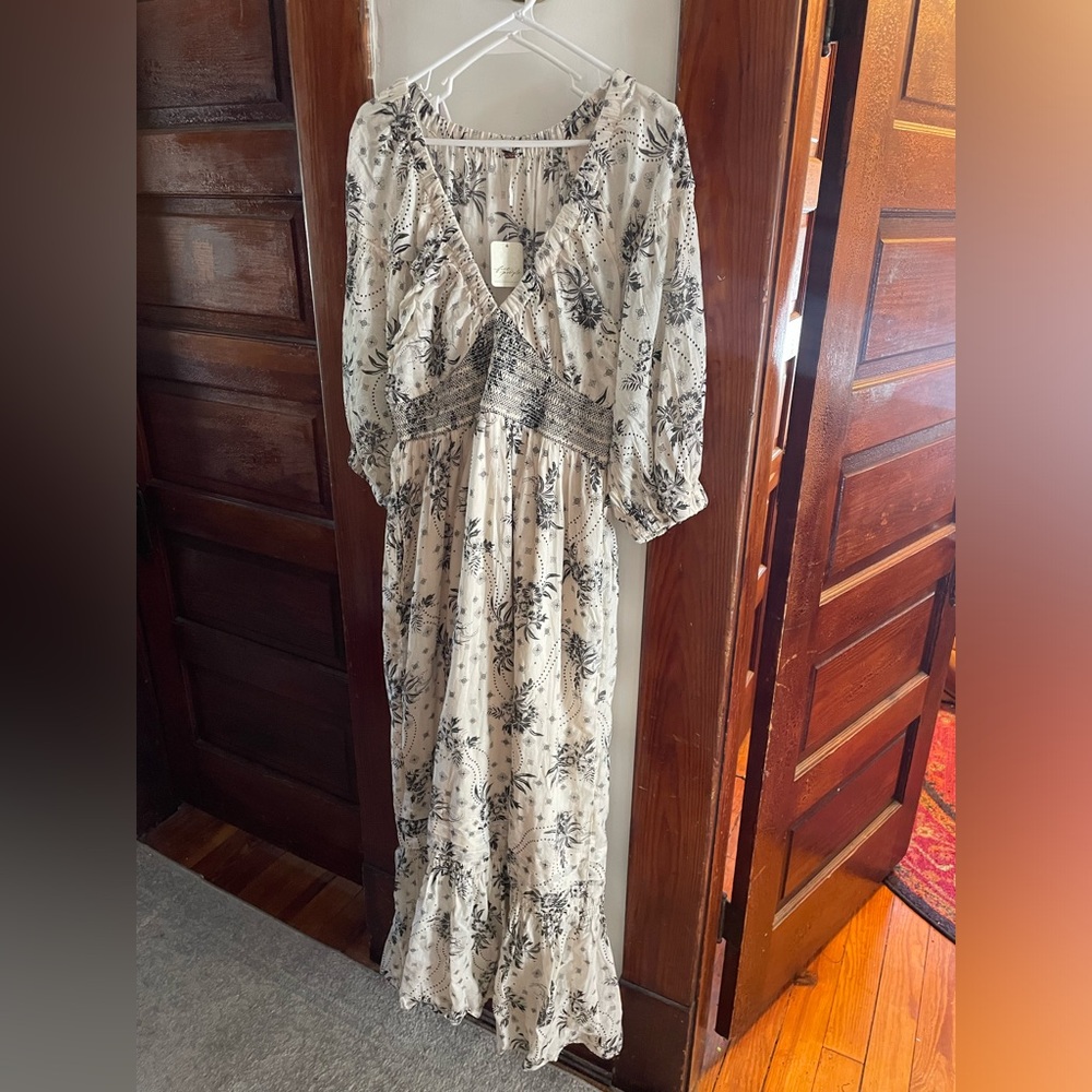 Free People Golden Hour Maxi Dress size L